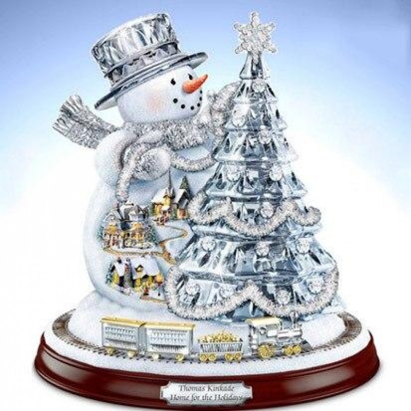 Snowman with Snow Ci...