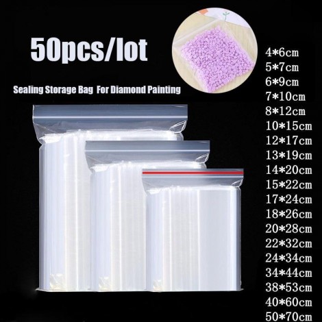 Zip Lock Plastic Bags for Diamond Drills