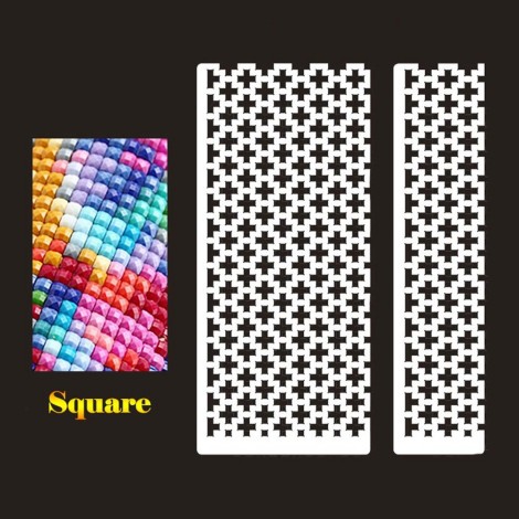 Stainless Steel Ruler Tool for Square & Round Drills
