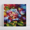Colorful Butterflies on the Rose Diamond Painting