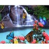 Waterfall & Buterflies