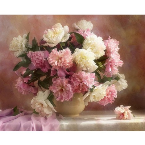 Paint Beautiful Flowers by Diamonds