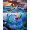 Beautiful Mermaid & Dolphin Diamond Painting