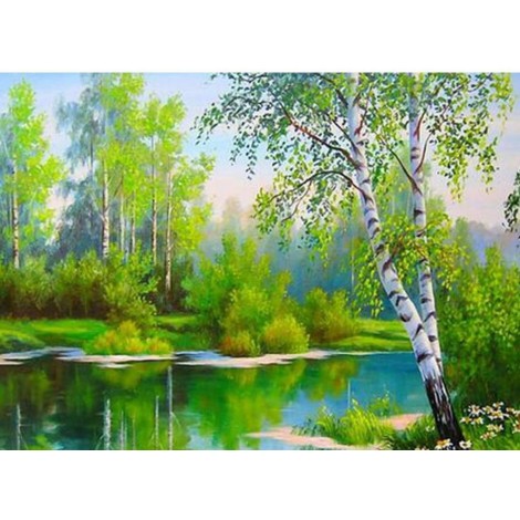 Beautiful Natural Green Lake