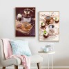 Beautiful Coffee Diamonds Painting for your Wall