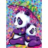 Cute Panda with Baby Diamond Paintings
