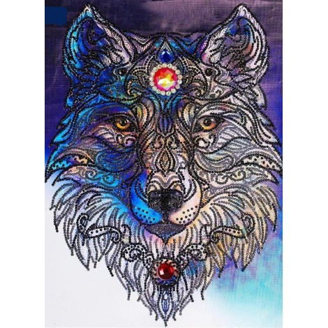 Special Shaped Wold Rhinestone Painting DIY Kit