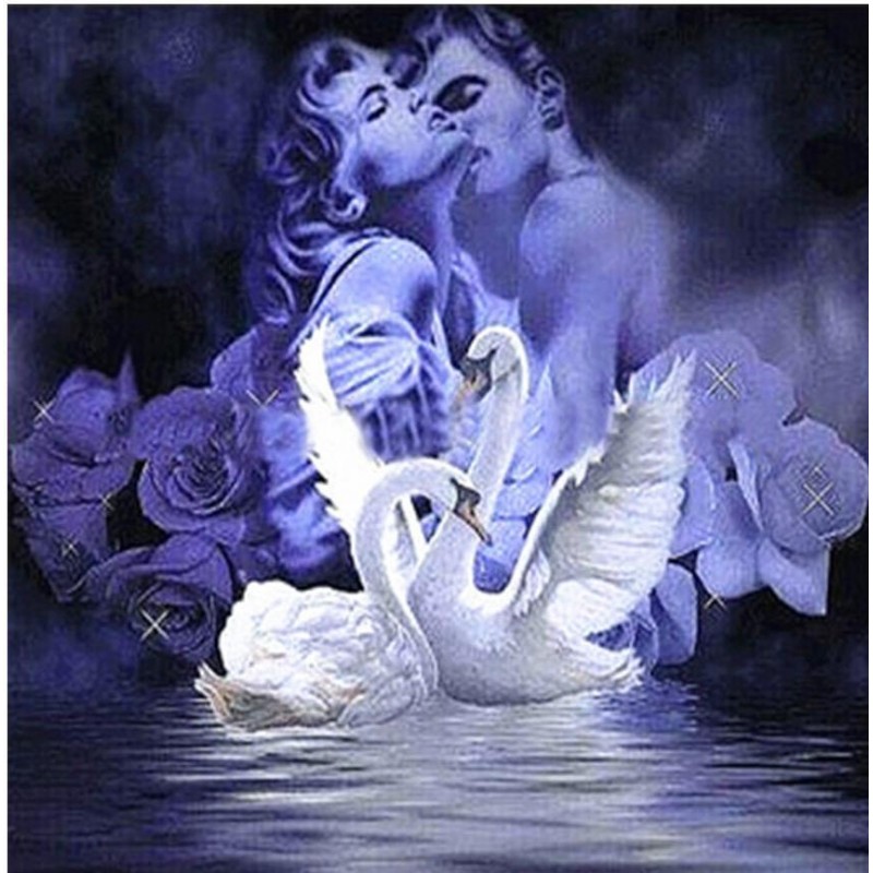 Romantic White Swans...