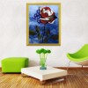 American Flag & Flower Diamond Painting