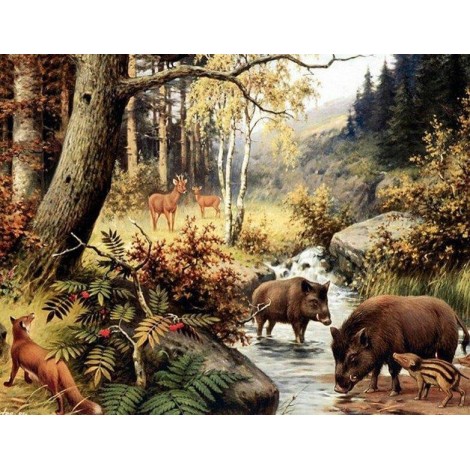Forest Animals Diamond Art Kit