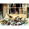 Cats & Sparrows Diamond Painting