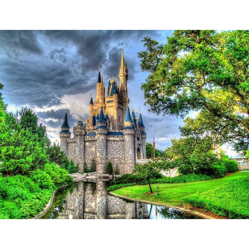 Forest Castle Painti...