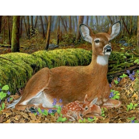 Amazing Deer Paintings - DIY Diamond Art