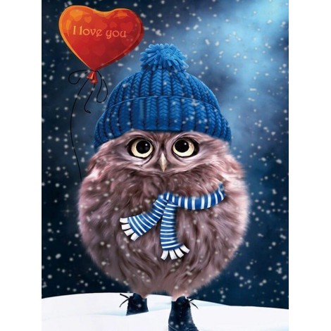 Owl in Cap & Shoes DIY Painting