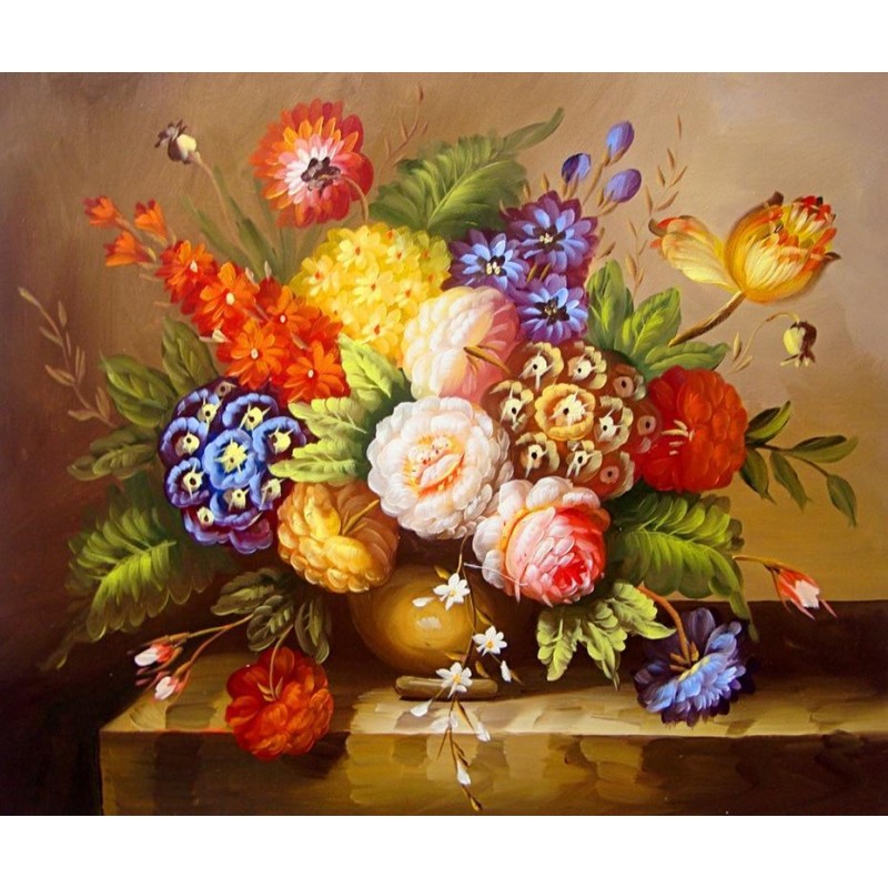 Flowers Vase Diamond...