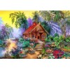 Flowers & House Diamond Art Kit