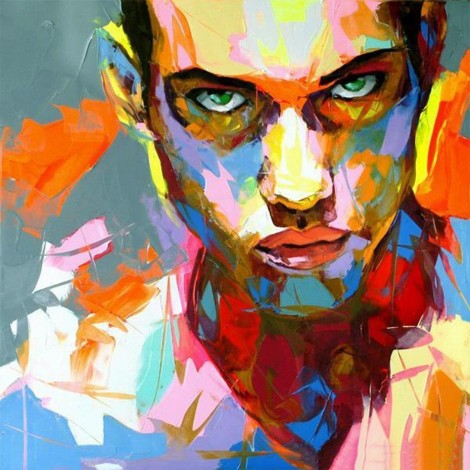 Colorful Portrait of Francoise Nielly's