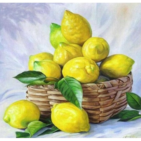 Basket full of Lemons - DIY Painting Kit