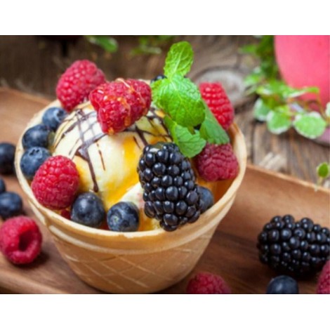 Berries & Ice Cream DIY Painting