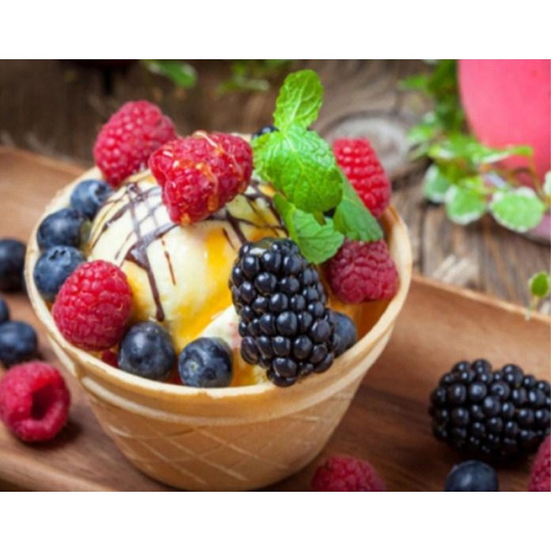 Berries & Ice Cream ...