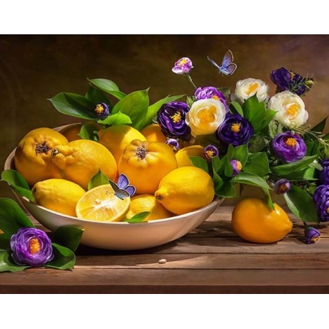Flowers & Lemons DIY Painting Kit