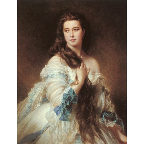 Portrait of Stunning Lady - Diamond Art Kit