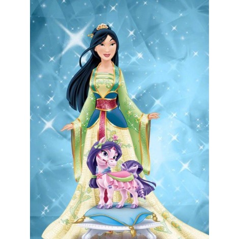 Mulan with Lychee DIY Diamond Art Kit