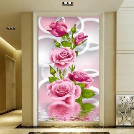 Pretty Pink Roses Painting Kit