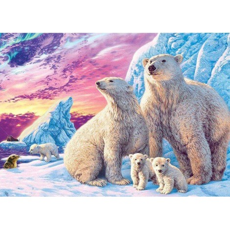 Family of Polar Bears