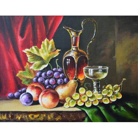 Fresh Fruits Still Life DIY Painting Kit