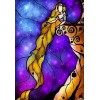 Rapunzel Stained Glass Painting