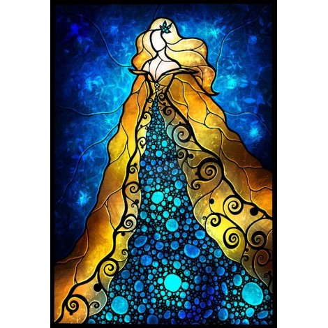 Disneyland Princess - Stained Glass Painting