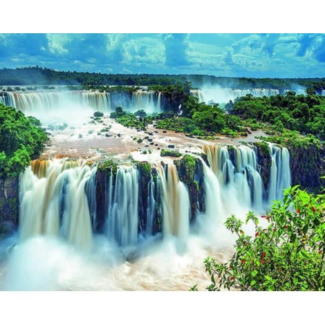 Iguazu Waterfall in Brazil