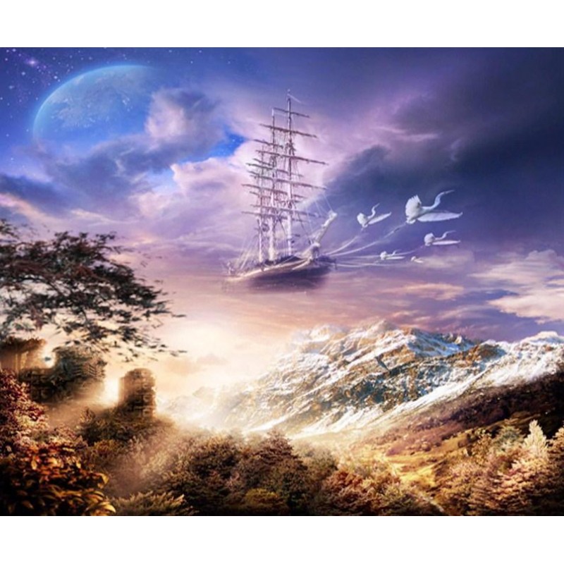 Flying Ship Abstract...