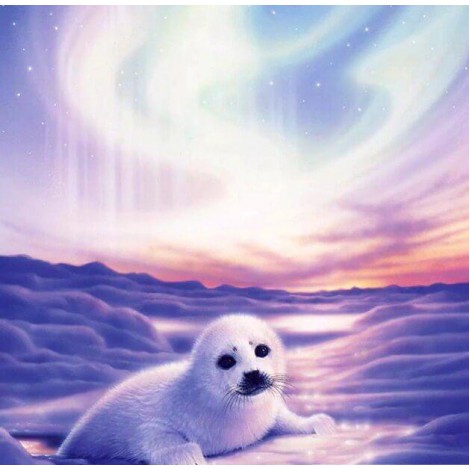 Cute  Seal Fish - Diamond Painting