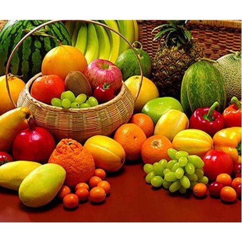 Basket of Vegetables & Fruits