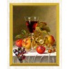 Fruits & Wine in Glasse - Still Life Painting
