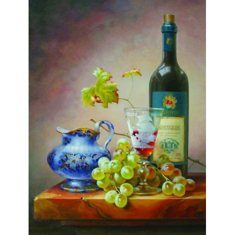 Wine & Grapes Painting Kit