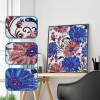 Blue Flowers Special Diamond Painting