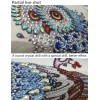 Blue Owl on Tree  - Special Diamond Painting