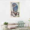 Blue Owl on Tree  - Special Diamond Painting
