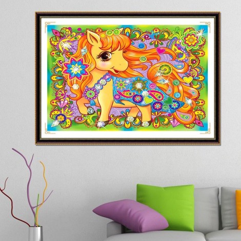 Cute Anime Horse - Special Diamond Painting