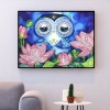 Lotus Owl - Special Diamond Painting