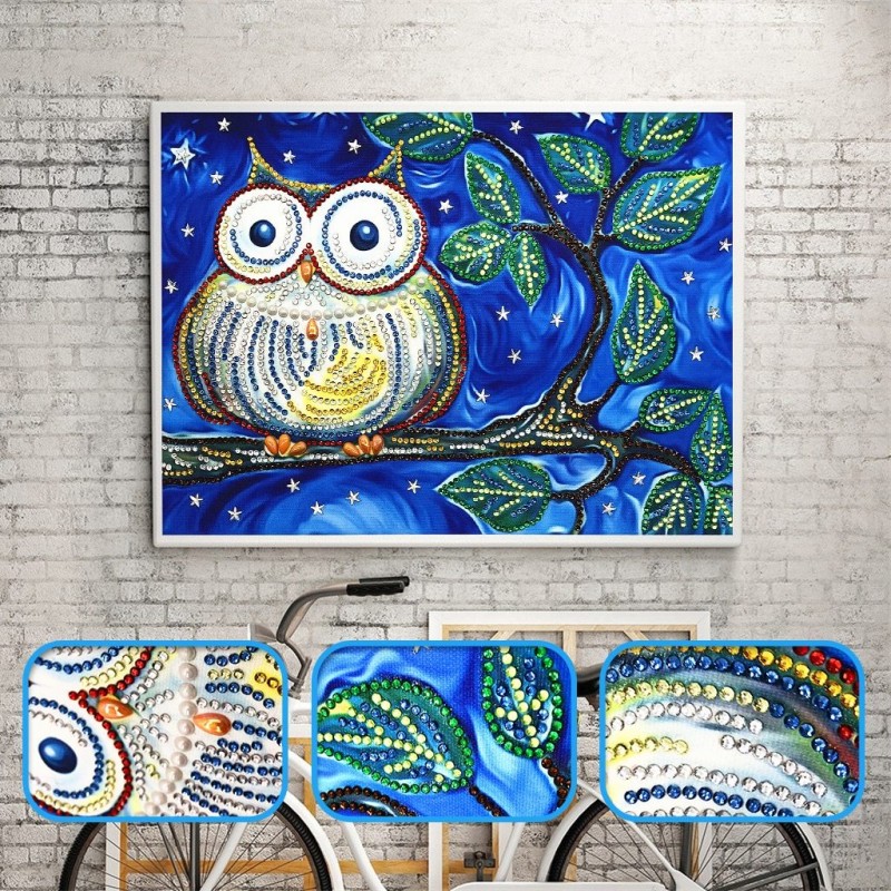Owl with Glasses - S...