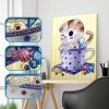 Adorable Cat in Cup - Special spDiamond Painting
