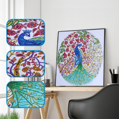 Beauty of Peacock - Special Diamond Painting