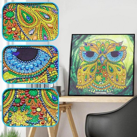 Golden Owl - Special Diamond Painting