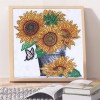 Sunflowers in Vase - Special Diamond Painting