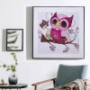 Pink Owl - Special Diamond Painting
