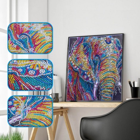 African Elephan - Special Diamond Painting